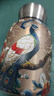國潮復古小胖丁 便捷女士提環(huán)保溫杯 創(chuàng  )意時(shí)尚禮品杯 金孔雀300ml 曬單實(shí)拍圖