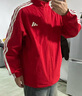 阿迪達斯（adidas）男裝 2026春季新款運動(dòng)服戶(hù)外本命年梭織夾克防風(fēng)休閑新年外套 淺猩紅/加絨新年款/新款主推 L 【建議體重140斤-160斤】 曬單實(shí)拍圖