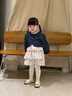 幼歌（YOUGE）嬰幼兒春季新款甜美蝴蝶牛仔外套長(cháng)袖連衣裙兩件套 牛仔藍外套 90 cm 曬單實(shí)拍圖