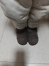 兒童棉鞋男秋冬季室內隔涼家居鞋小孩女寶寶包跟防滑軟底毛毛絨鞋 棕色 15 150適合腳長(cháng)14.4-14.8cm 曬單實(shí)拍圖