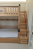 歐梵森兒童床鵝掌楸木上下層實(shí)木床雙層床子母床上下鋪成人床 梯柜【配5CM床墊】 上鋪寬130下鋪寬160 曬單實(shí)拍圖