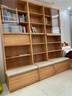 林氏家居實(shí)木書(shū)柜一體靠墻儲物柜沙發(fā)書(shū)柜立式落地全實(shí)木組合小滿(mǎn)系列PK4X 曬單實(shí)拍圖