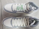 安踏皮面防潑水板鞋男鞋秋冬季保暖高幫韓版厚底學(xué)生跑步休閑運動(dòng)鞋子 -3云灰色/象牙白-高幫 42 曬單實(shí)拍圖