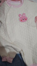 貝瑞加（Babyprints）新生兒連體衣初生男女寶寶秋冬夾棉衣服加厚保暖哈衣柔軟 小兔59 曬單實(shí)拍圖
