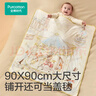 全棉時(shí)代嬰兒奶芙抱被純棉新生寶寶秋冬厚款包被產(chǎn)房襁褓 幻樂(lè )之城90CM 曬單實(shí)拍圖