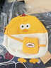 葉余高顏值百搭可愛(ài)小雞斜挎包清新卡通包輕便兒童休閑單肩學(xué)生手機包 白配卡其 單包 曬單實(shí)拍圖