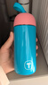 特百惠（Tupperware）暖茶提手杯350ML保溫杯男女學(xué)生兒童水杯子便攜圣誕禮物 冰泉藍 曬單實(shí)拍圖