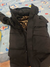鴨鴨歐豪同款羽絨服男女中長(cháng)款2025冬季新款防寒工裝派克保暖外套厚YX 黑色 XL 180/96A(XL) 曬單實(shí)拍圖