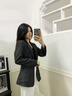 晨芙羊毛西裝外套女春秋季新款高級感時(shí)尚氣質(zhì)休閑加厚小個(gè)子毛呢西服 單件黑色西裝 M 建議90~99斤 曬單實(shí)拍圖