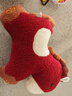 達克鴨2026年紅色毛絨馬造型抱枕居家客廳靠墊新年吉祥物公仔新中式禮物 元寶小馬抱枕 含枕芯 55厘米 曬單實(shí)拍圖