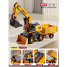 媽寶孖寶挖掘機玩具1-3-6歲2兒童超特大號翻斗工程車(chē)寶寶挖土勾機生日禮物 曬單實(shí)拍圖