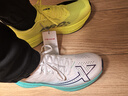 特步兩千公里5pro跑步鞋男緩震回彈輕盈跑鞋男2000km5pro耐磨訓練跑鞋 熒光檸黃/黑【有氧心綠】 42 (260mm) 曬單實(shí)拍圖