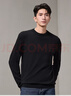 海瀾之家長(cháng)袖針織衫男輕商務(wù)純羊毛保暖大碼毛衣冬季男 黑色F9 M 170/88 推薦125~136斤 曬單實(shí)拍圖