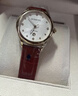羅西尼（ROSSINI）手表女款 女表情人節禮物送女友日歷石英表白盤(pán)紅皮帶516734 曬單實(shí)拍圖