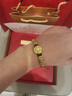 老鳳祥【丁禹兮同款】金玉滿(mǎn)堂系列海棠花黃金足金手繩 預售 輕盈版5D工藝24.00cm 1.60 曬單實(shí)拍圖