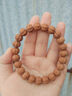 妍韻珠寶精品京八棱猴頭手串老型光珠文玩核桃男女士佛念珠手鏈11mm 曬單實(shí)拍圖