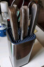 美廚（MAXCOOK）加厚不銹鋼刀架刀座 筷子筒筷子架廚房置物架瀝水架收納架置物架 多功能刀座刀具收納架MCZW4923 曬單實(shí)拍圖