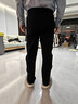 京東京造【四面彈】休閑褲男高爾夫彈力褲男士冬季加絨運動(dòng)長(cháng)褲 黑色L 曬單實(shí)拍圖