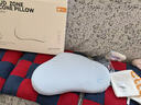 貝肽斯嬰兒枕頭6個(gè)月以上兒童分區寶寶枕護頸神器硅膠枕頭1-3歲 晴空藍 曬單實(shí)拍圖