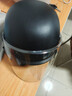 3c認證電動(dòng)車(chē)頭盔新國標通用女男士電瓶車(chē)防曬四季鏡片夏季安全帽 3C認證 黑色冬盔【送透明長(cháng)鏡】 曬單實(shí)拍圖