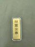 中國黃金（CHINA GOLD）AU9999新款薄片投資金條 100g 曬單實(shí)拍圖