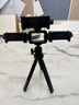 漢欽雙機位手機支架 雙手機手持直播支架戶(hù)外多機位網(wǎng)課桌面拍攝三腳架可升降鋁合金自拍汽車(chē)4S店車(chē)展 【穩定升級45厘米高度可調】三機位手持手機架 直播支架 曬單實(shí)拍圖