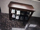全品屋實(shí)木換鞋凳入戶(hù)門(mén)口高級感整裝家用長(cháng)條凳可坐鞋柜簡(jiǎn)約進(jìn)門(mén)鞋胡60 曬單實(shí)拍圖