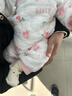 迪士尼嬰兒衣服60g新生幼兒連體衣夾棉滿(mǎn)月寶寶爬爬服百天睡衣春秋冬季 曬單實(shí)拍圖
