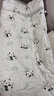 BEYONDHOME BABY博洋母嬰A類(lèi)全棉兒童防踢大豆被一體式寶寶睡袋熊貓寶寶80*150cm 曬單實(shí)拍圖