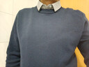 杉杉（FIRS）【560G重磅加厚】毛衣假兩件男秋冬保暖打底商務(wù)打底針織衫上衣 曬單實(shí)拍圖