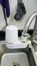 美的（Midea）凈水器水龍頭過(guò)濾器家用自來(lái)水過(guò)濾器凈水器直飲廚房衛生間通用除余氯除水垢雙出水可清洗濾芯 微氣泡一機2芯【12級去除農殘】 曬單實(shí)拍圖
