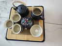 京東京造 茶具整套 功夫茶具陶瓷套裝茶壺茶杯茶盤(pán)【黑陶提梁壺】 12件套  曬單實(shí)拍圖
