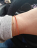 HEFANG何方珠寶編織紅繩雙層手鏈高級感生日禮物三八節女神禮物送女友 曬單實(shí)拍圖