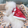 嬉皮狗（hipidog）小狗狗衣服新年國風(fēng)小兔子兩腳棉衣比熊吉娃娃小型犬秋冬寵物服裝 德羅紅 M （建議體重5-8斤） 曬單實(shí)拍圖