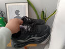 普步仕品牌老爹鞋男2026春秋季新款休閑運動(dòng)鞋舒適透氣防臭潮流百搭鞋男 黑色 39 曬單實(shí)拍圖