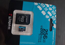 金士頓（Kingston）大疆pocket3 Action4 5pro存儲卡無(wú)人機TF卡MicroSD監控攝像運動(dòng)相機行車(chē)記錄儀高速內存卡U3V30A2 SDCG4/256GB【讀200MB/S 丨4 曬單實(shí)拍圖