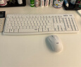 羅技（Logitech）MK295無(wú)線(xiàn)鍵鼠套裝 靜音辦公無(wú)線(xiàn)鍵盤(pán)鼠標套裝 靜音鼠標鍵盤(pán)筆記本電腦鍵盤(pán)薄膜 全尺寸家用 白色 曬單實(shí)拍圖