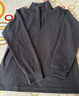 優(yōu)衣庫男裝柔滑彈力搖粒絨半拉鏈套頭衫/長(cháng)袖25秋冬新款481184 09 黑色 M 曬單實(shí)拍圖