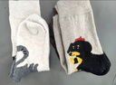 PRIMEET派米【羊毛襪子女】冬季加厚保暖中筒襪2025新款秋冬卡通襪子 曬單實(shí)拍圖