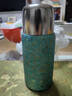 琪虎純鈦保溫杯高檔燜茶杯茶水分離水杯戶(hù)外泡茶禮品定制迷蹤綠380ml 曬單實(shí)拍圖