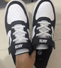 安踏兒童運動(dòng)鞋男大童潮流百搭經(jīng)典校園小白鞋輕松板鞋A12538088 曬單實(shí)拍圖