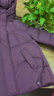 梵花秀（fanhuaxiu）媽媽冬裝羽絨棉服洋氣加厚棉襖2025新款中老年秋冬外套保暖棉衣女 紫色 洋氣羽絨棉衣 2XL 建議穿111-125斤 曬單實(shí)拍圖
