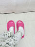 樸西夏季快艇涼拖鞋女士家用靜音室內浴室環(huán)保EVA柔軟防滑情侶涼拖鞋 樹(shù)莓粉【透氣不悶汗】 38-39 曬單實(shí)拍圖