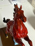 大明銅匠馬到成功生肖銅馬擺件招財客廳玄關(guān)辦公室桌面裝飾喬遷開(kāi)業(yè)禮品 紅色馬踏祥云24*10*26cm 曬單實(shí)拍圖