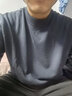 布先生半高領(lǐng)可機洗羊毛衫純色長(cháng)袖男百搭打底衫 極夜灰 XL(180) 曬單實(shí)拍圖