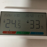 得力（deli）(deli)室內溫濕度表 LCD電子溫濕度計 嬰兒房室內溫濕度表辦公用品老人兒童禮品白色LE505PRO 曬單實(shí)拍圖