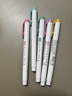 斑馬牌 (ZEBRA)煙熏色系雙頭柔和熒光筆 單色劃線(xiàn)記號筆 學(xué)生手賬標記筆 WKT7 5色套裝 曬單實(shí)拍圖