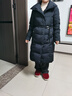 波司登（BOSIDENG）25新款羽絨服女90鵝絨中長(cháng)款通勤靜奢風(fēng)收腰冬保暖外套B250244316 黑色8056 S 160/84A 體重約100-110斤 曬單實(shí)拍圖