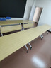 折疊會(huì )議桌培訓桌椅組合辦公桌移動(dòng)拼接多功能條桌輔導班小型課桌 1400*500*750mm加厚升級款 曬單實(shí)拍圖