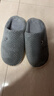 京東京造【厚底防滑】棉拖鞋男士冬季室內居家毛拖保暖半包深灰色44-45 曬單實(shí)拍圖